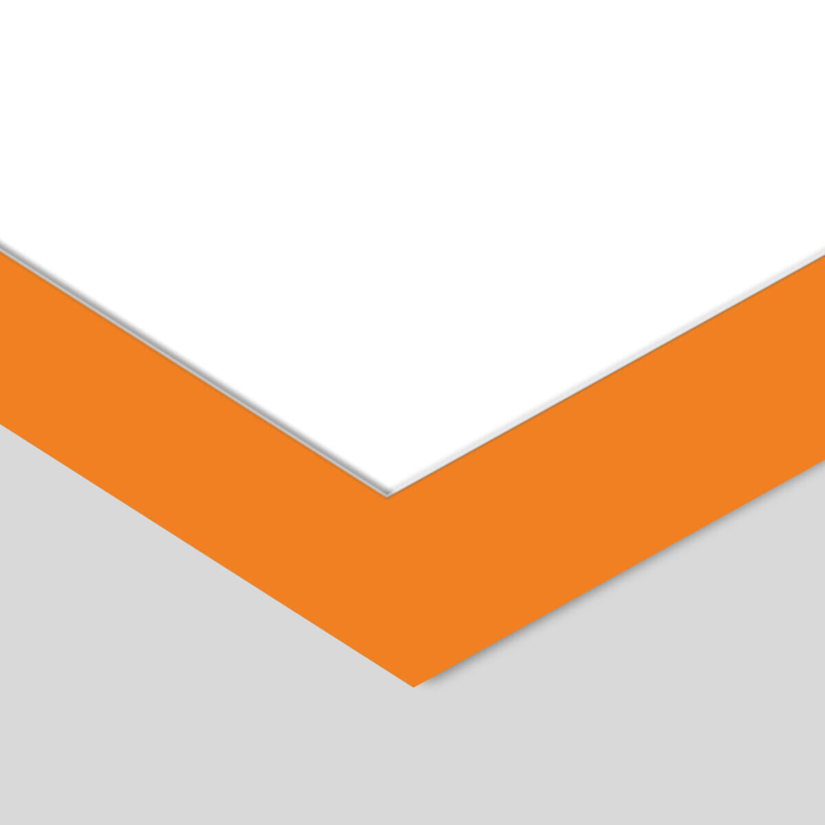 Passepartout A4 (vindue: A5) - orange